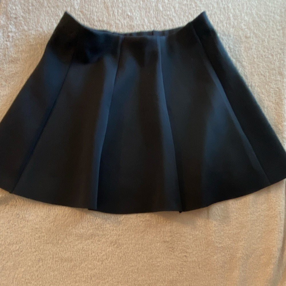 Aéropostale Womens Pleated A-Line Short Knit Skirt Black Whimsigoth Romantic S/P